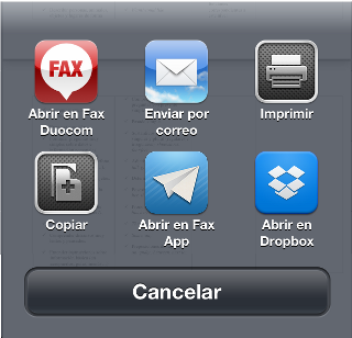 fax para iphone